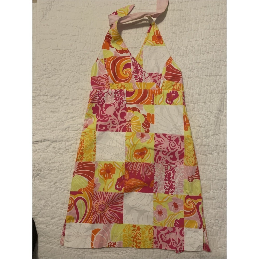 Lilly Pulitzer Halter Dress Girls Size 14